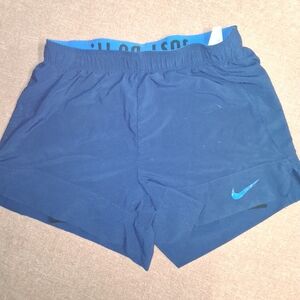 Nike Women's Deep Blue Athletic Shorts